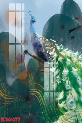 File PSD File gốc in tranh tổng hợp K36077 (gốc) nhiều lớp (multi-layer)