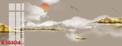 Hình ảnh file gốc in trần nhà File gốc in tranh tổng hợp K36104