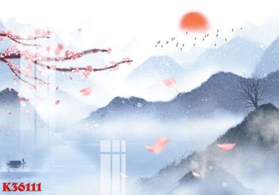 Ảnh gốc File gốc in tranh tổng hợp K36111 (độ nét cao) in tráng gương