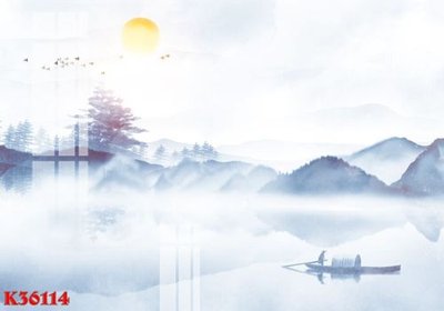 File tranh File gốc in tranh tổng hợp K36114 (file gốc) chủ đề phong thủy