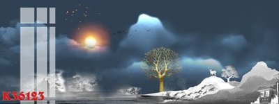 Ảnh gốc file in lụa File gốc in tranh tổng hợp K36123 chi tiết