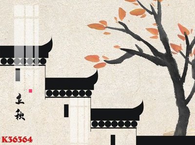 File gốc File gốc in tranh tổng hợp K36364 (in lụa) hoa văn cổ điển