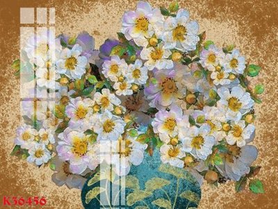 File in trần File gốc in tranh tổng hợp K36456 (file gốc) phong thủy