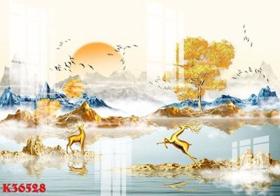 Tải file gốc File gốc in tranh tổng hợp K36528 (bản PSD) còn layer