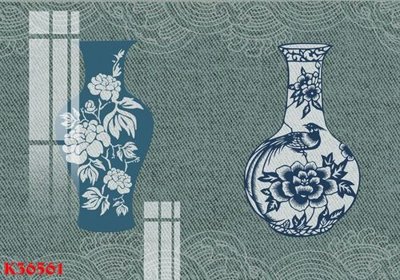 File gốc File gốc in tranh tổng hợp K36561 (in tráng gương) hiện đại