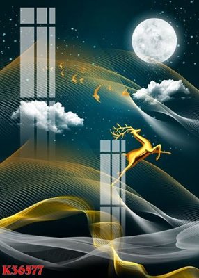 Tải file File gốc in tranh tổng hợp K36577 (PSD) cho in tranh kính