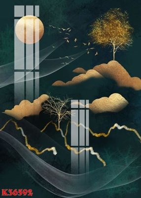 File tranh File gốc in tranh tổng hợp K36592 (gốc) chủ đề trừu tượng