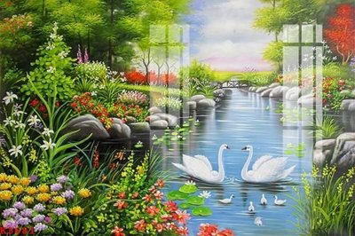 File gốc File gốc in tranh tổng hợp K3681 (in lụa) tranh thuận buồm