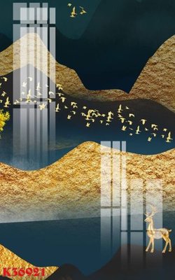 File gốc File gốc in tranh tổng hợp K36921 (AI/EPS) cho in ấn