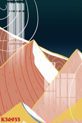 File in trần File gốc in tranh tổng hợp K36933 (file gốc) hoa văn 3D