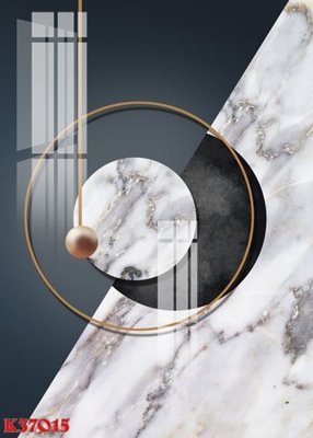 File tranh gốc in trần nhà File gốc in tranh tổng hợp K37015 3D