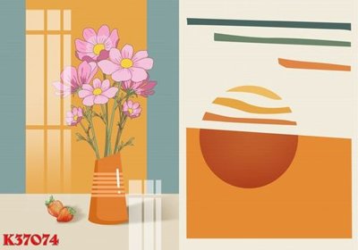 File tranh File gốc in tranh tổng hợp K37074 (gốc) chủ đề động vật