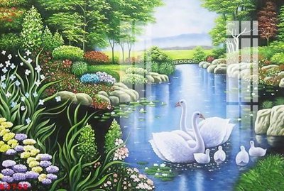 File gốc File gốc in tranh tổng hợp K3708 (in lụa) trang trí tường