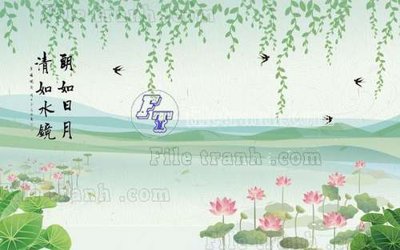 File tranh File gốc in tranh tổng hợp tường nền K40051 (gốc) in vải canvas