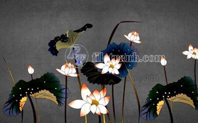 File PSD File gốc in tranh tổng hợp tường nền K40062 (bản gốc) độ phân giải cao