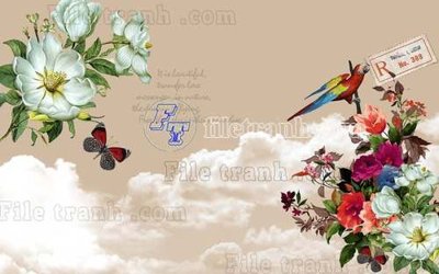 File gốc File gốc in tranh tổng hợp tường nền K40064 (cho in ấn) từ kho Filetranh