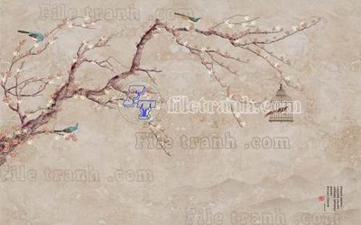 File tranh ảnh gốc File gốc in tranh tổng hợp tường nền K40079 dùng cho in khổ lớn