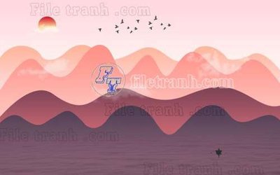 File gốc File gốc in tranh tổng hợp tường nền K40117 (trang trí) cho phòng khách