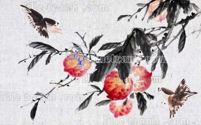 File tranh File gốc in tranh tổng hợp tường nền K40139 (file gốc) chuẩn màu in