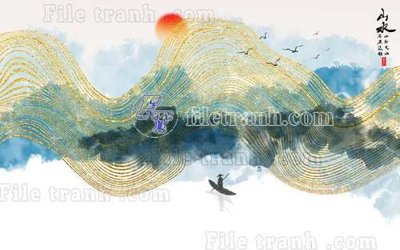 Tải file File gốc in tranh tổng hợp tường nền K40145 (ảnh gốc) file AI/EPS