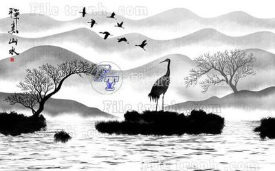 Cung cấp file tranh gốc File gốc in tranh tổng hợp tường nền K40147 độc quyền