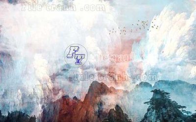 File gốc File gốc in tranh tổng hợp tường nền K40148 (in lụa) tranh phong thủy