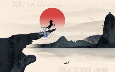 Hình ảnh file gốc in trần nhà File gốc in tranh tổng hợp tường nền K40154