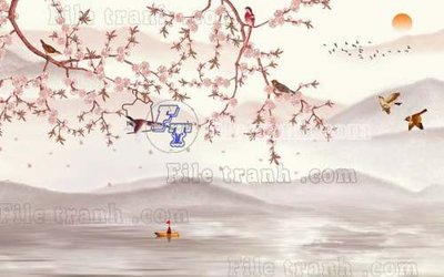 Tải file File gốc in tranh tổng hợp tường nền K40187 (gốc) làm tranh treo tường