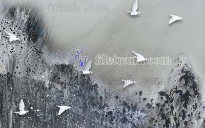 File tranh File gốc in tranh tổng hợp tường nền K40192 (ảnh gốc) độ nét vượt trội