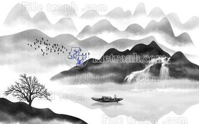 File ảnh File gốc in tranh tổng hợp tường nền K40198 (gốc) cho trang trí nhà hàng