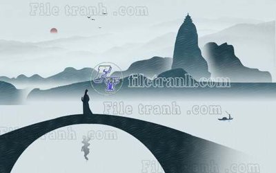 File in ấn File gốc in tranh tổng hợp tường nền K40201 (bản gốc) sắc nét