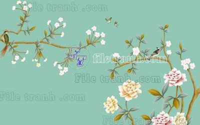 Download file gốc File gốc in tranh tổng hợp tường nền K40202 (in mica) logo