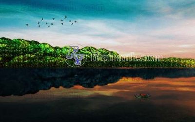 File gốc File gốc in tranh tổng hợp tường nền K40245 (in 3D) cho trang trí