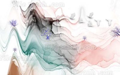 File gốc File gốc in tranh tổng hợp tường nền K40263 (in tráng gương) hiện đại