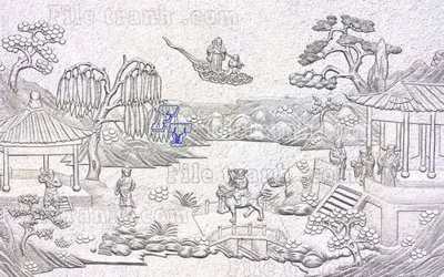 File tranh gốc File gốc in tranh tổng hợp tường nền K40267 (bản quyền) Filetranh.com