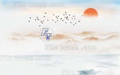 File in mica File gốc in tranh tổng hợp tường nền K40280 (bản gốc) sắc sảo