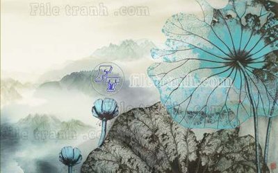 File PSD File gốc in tranh tổng hợp tường nền K40291 (bản gốc) độ phân giải cao