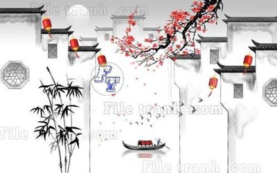 File tranh File gốc in tranh tổng hợp tường nền K40314 (ảnh gốc) sắc nét hoàn hảo