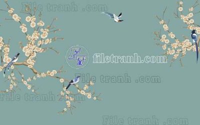 File in ấn File gốc in tranh tổng hợp tường nền K40335 (bản gốc) sắc nét