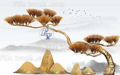 File in trần File gốc in tranh tổng hợp tường nền K40337 (bản gốc) bầu trời