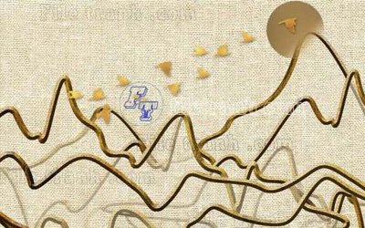 File gốc File gốc in tranh tổng hợp tường nền K40338 (in lụa) tranh thuận buồm