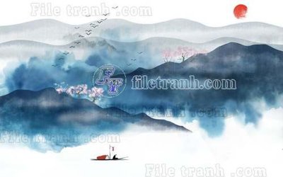 Tải file File gốc in tranh tổng hợp tường nền K40348 (gốc) in trên mọi chất liệu