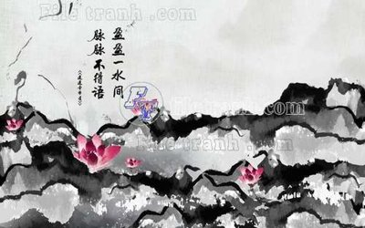 File ảnh File gốc in tranh tổng hợp tường nền K40350 (gốc) in standee