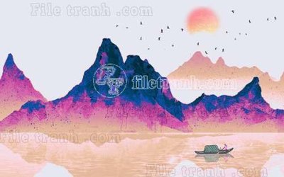 File ảnh gốc File gốc in tranh tổng hợp tường nền K40352 không vỡ nét