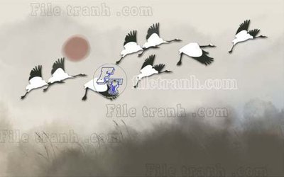 File tranh File gốc in tranh tổng hợp tường nền K40354 (gốc) phong cách tối giản