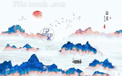 Tải về file tranh gốc File gốc in tranh tổng hợp tường nền K40358 (để in quảng cáo)