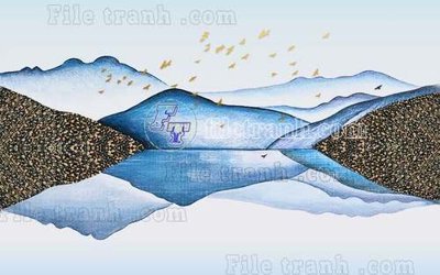 Tải file File gốc in tranh tổng hợp tường nền K40370 (gốc) in trên mọi chất liệu