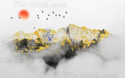 Download file File gốc in tranh tổng hợp tường nền K40379 (gốc) cho xưởng in