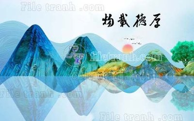 Tải file File gốc in tranh tổng hợp tường nền K40382 (ảnh gốc) in tranh kính