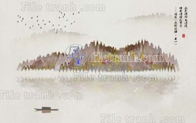 File tranh File gốc in tranh tổng hợp tường nền K40396 (bản gốc) treo quán cafe